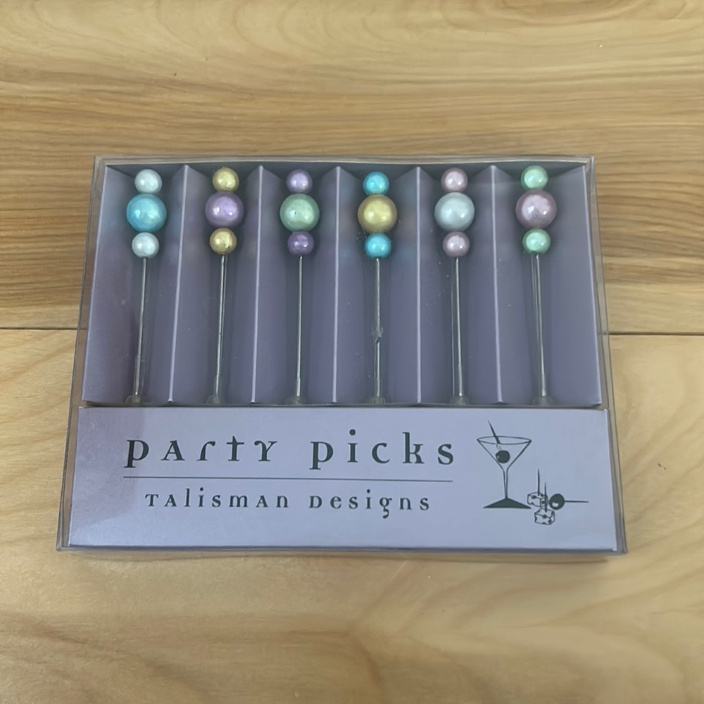 NWT Party Picks Talisman Designs Garnish Food and Drinks
